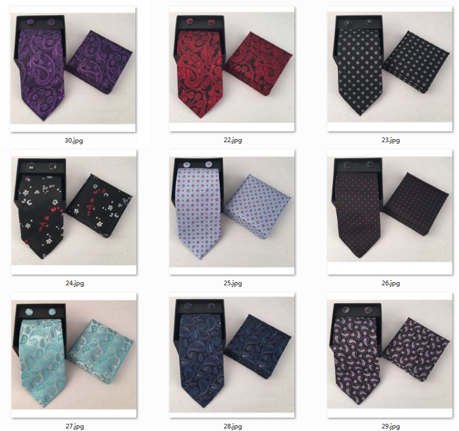 Męski zestaw: krawat, poszetka – Neck Tie Set Box recenzja i cena