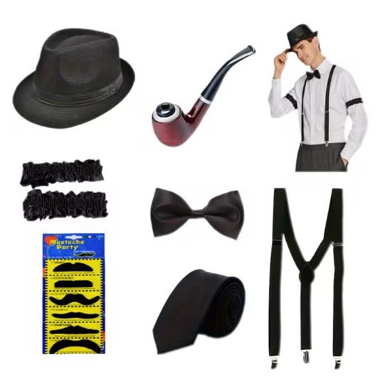 Męski strój gangstera Gatsby z – Men'S Accessories In The 1920S recenzja i cena