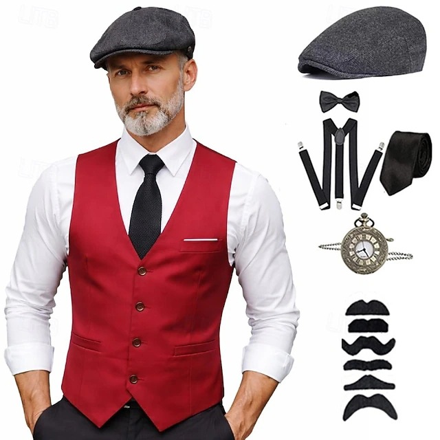 Męski kostium w rozmiarze plus – Men'S Accessories In The 1920S recenzja i cena