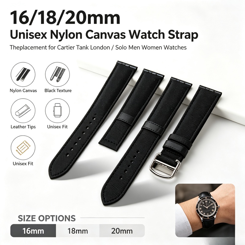 16/18/20mm Unisex Miękki Nylon – Men'S Accessories London recenzja i cena